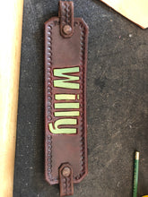 Load image into Gallery viewer, Custom Leather Noseband for Traditional Halter