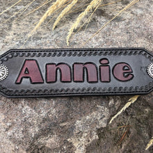 Load image into Gallery viewer, Custom Leather Noseband for Traditional Halter