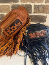Load image into Gallery viewer, Brown Fringe Bum Bag